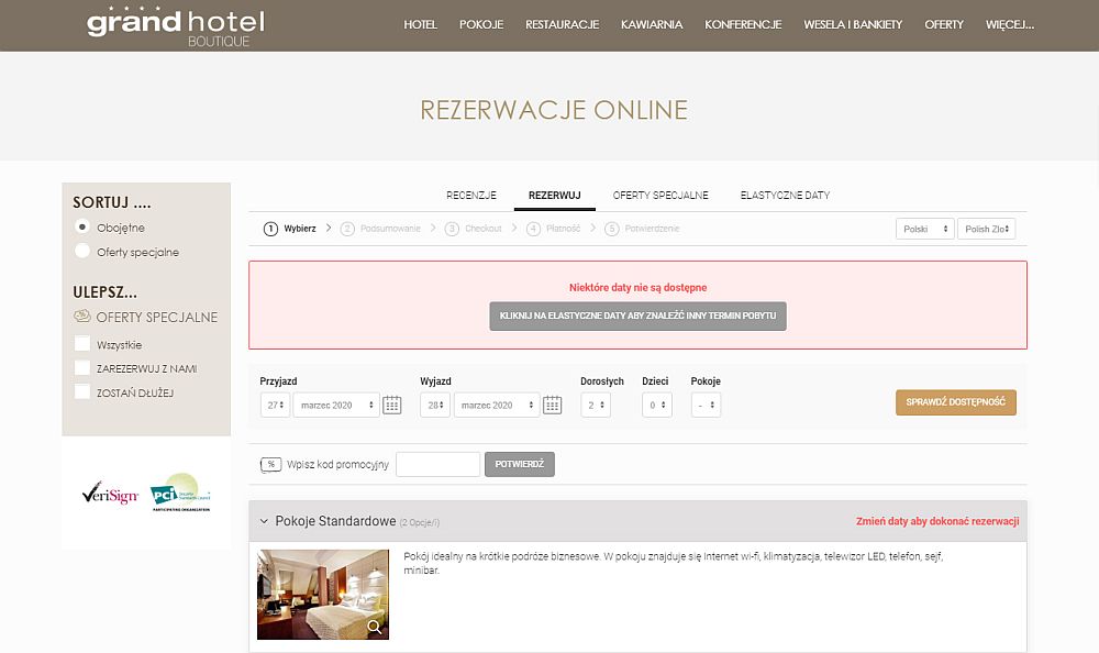 system rezerwacyjny online w hotelu 