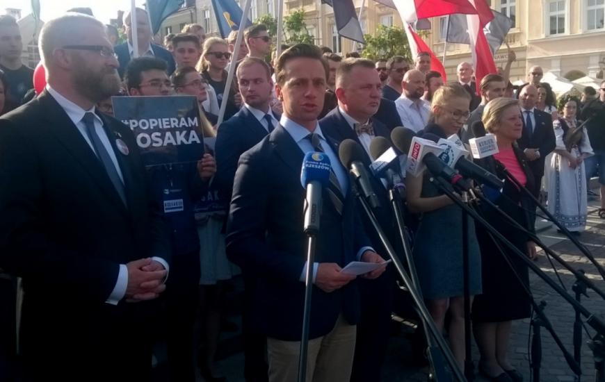 krzysztof bosak w Rzeszów wybory prezydenckie brygada strzelców podhalańskich