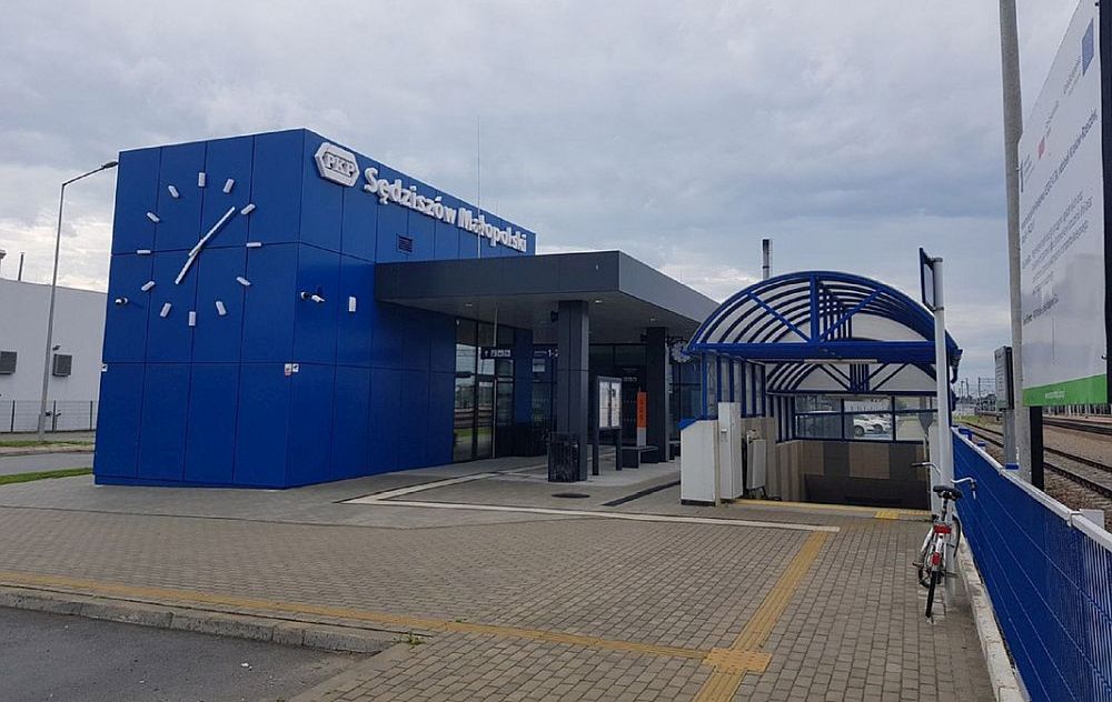 dworzec pkp sędziszów małopolski nowy nowoczesny systemowy