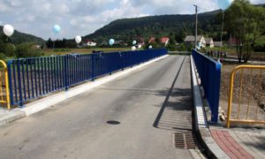 nowa wieś most remont modernizacja gmina dukla rzeka jasiołka