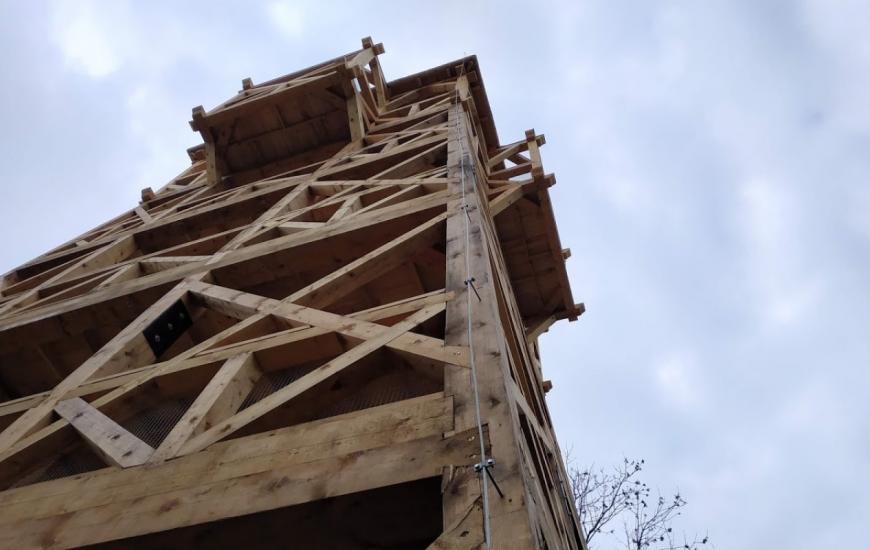 cergowa wieża widokowa przebudowa wyższy szczyt