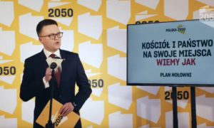 hołownia polska 2050 kościół podatek fundusz