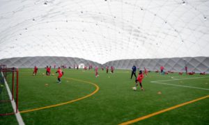 boisko hala pneumatyczna stalowa wola centrum piłki nożnej