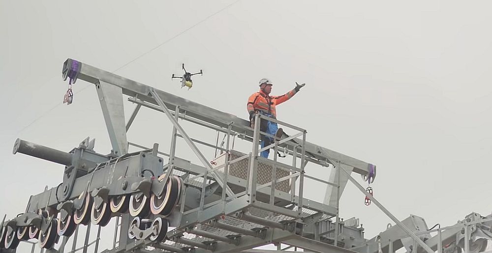 kolej gondola solina zapora dron budowa wieża widokowa