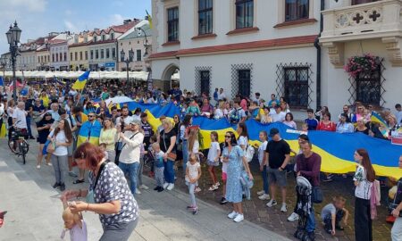 rzeszów ukraina ukraińcy marsz podziękowanie pomoc